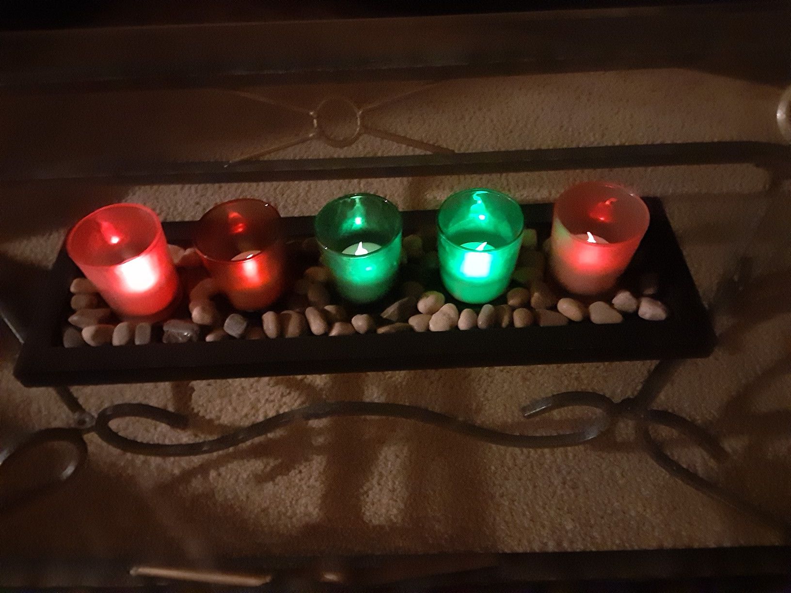 Free color change candles holder