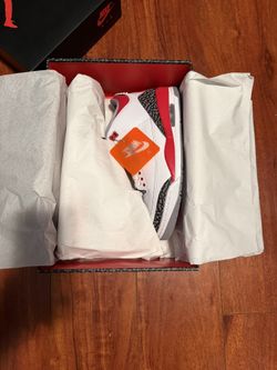 🔥 Air Jordan 3 Cardinal Red– Size 9