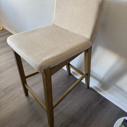 Wood Counter Height Bar Stools (Light Brown)