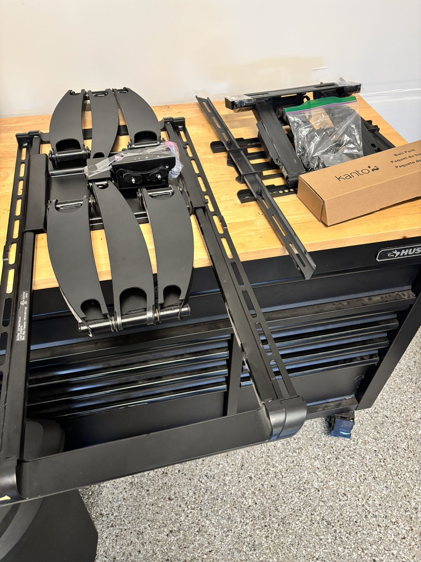 TV Wall Mounts - SANUS Double Arm And KANTO Single Arm