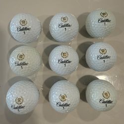 Brand New Cadillac Golf Balls (9 Balls)