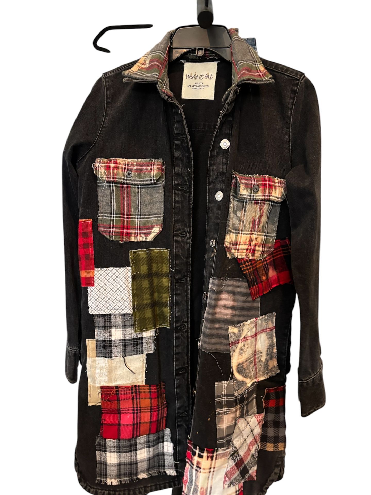 Custom Made Denim Trench Coat