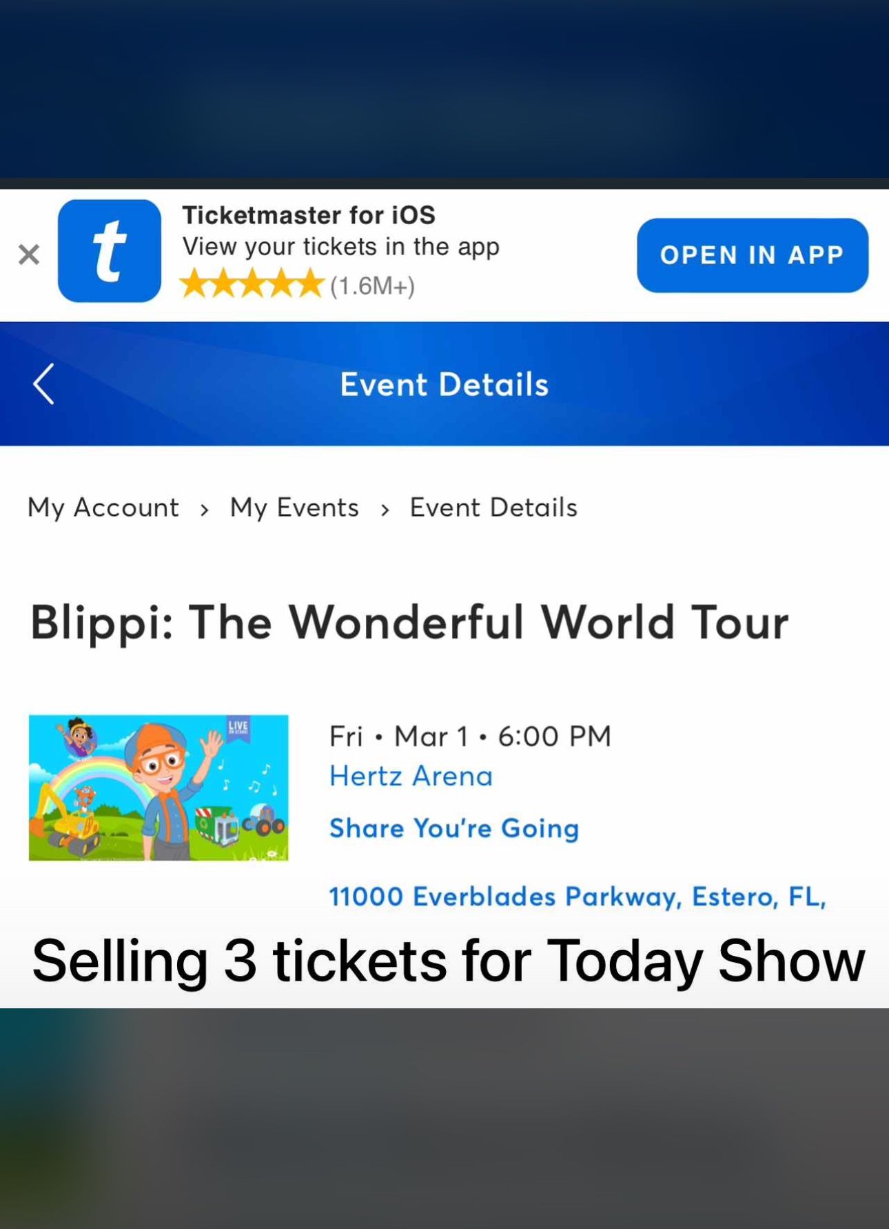 Blippi The Wonderful World Tour  