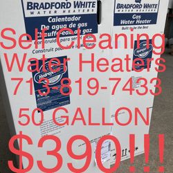 50 gallon self cleaning WaterHeater