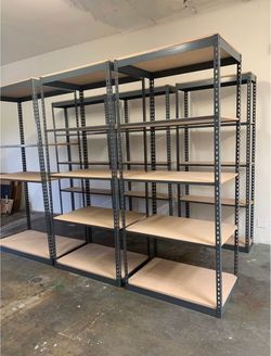 Shelving Racks 48x18 Boltless Stock Supply Shelves Similar To Uline Delivery Available