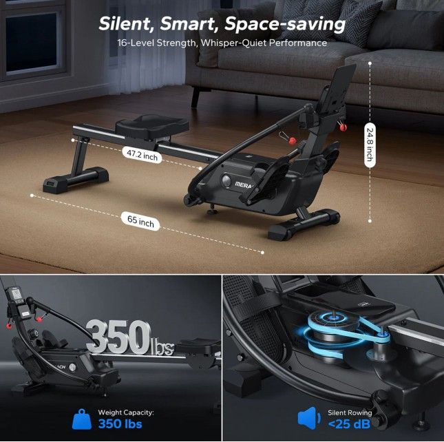 Exercise Dual Handle Rowing Machine