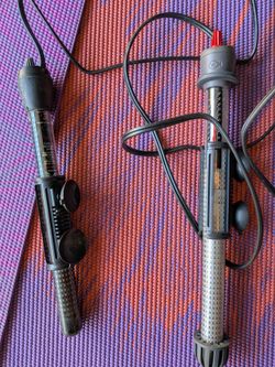 Aquarium Submersible Heaters Lot of 2