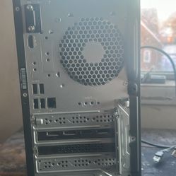 Gaming PC with monitor
