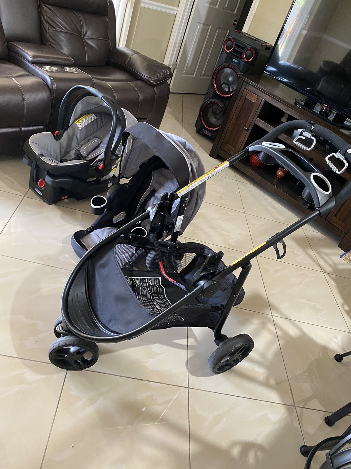 Car seat and stroller