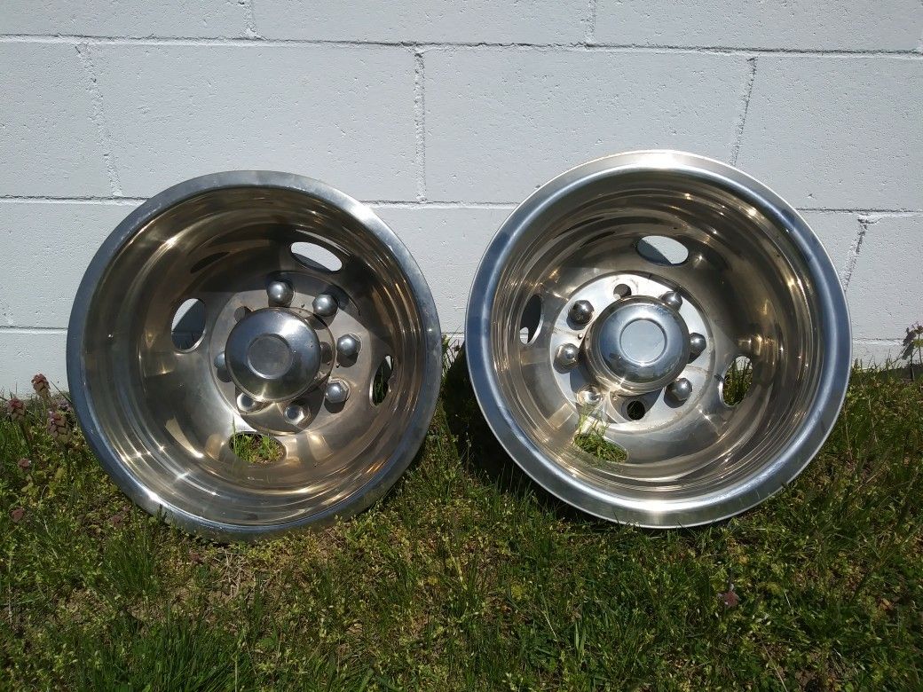 Dually truck wheel covers 35.00
