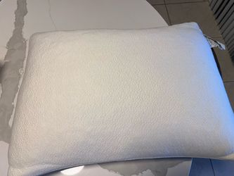 Three memory foam pillows