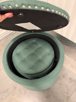 Green foot stool