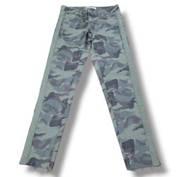 Zara Jeans Size 4 W28"xL27" Zara Z1975 Denim Pants Skinny Jeans Camouflage Camo Jeans Women's Measurements In Description 