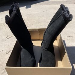 Sheepskin boot