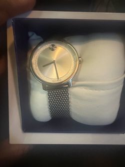 Authentic Movado Bold Women’s Watch 1(contact info removed) Silver Dial Mesh Bracelet New Box