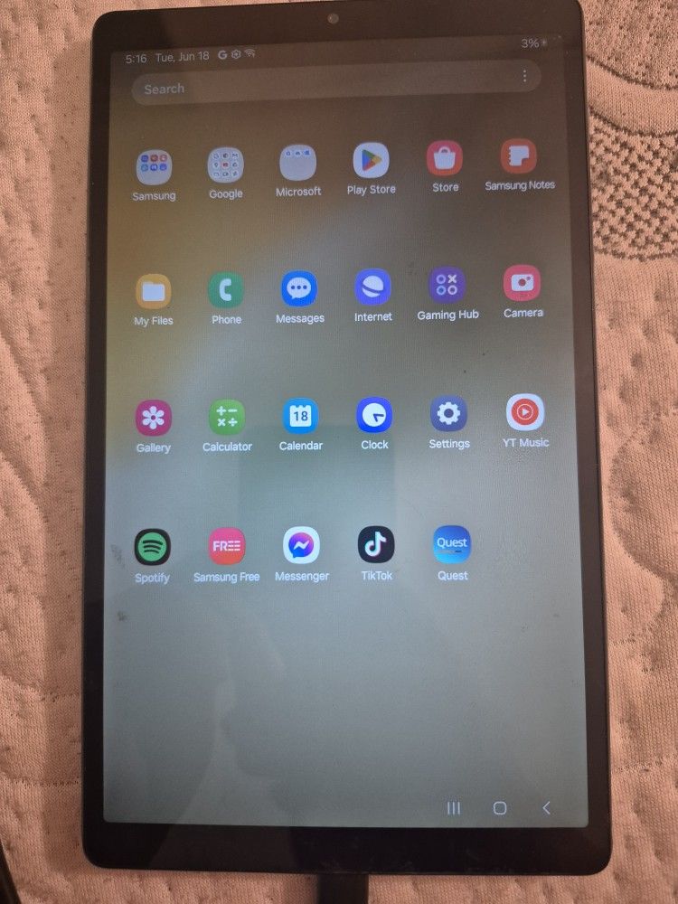 Samsung Tablet With Tiktok