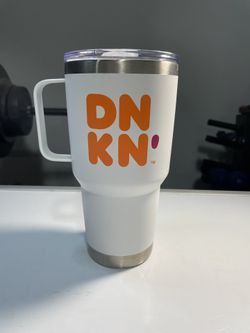 dunkin donuts tumbler with handle