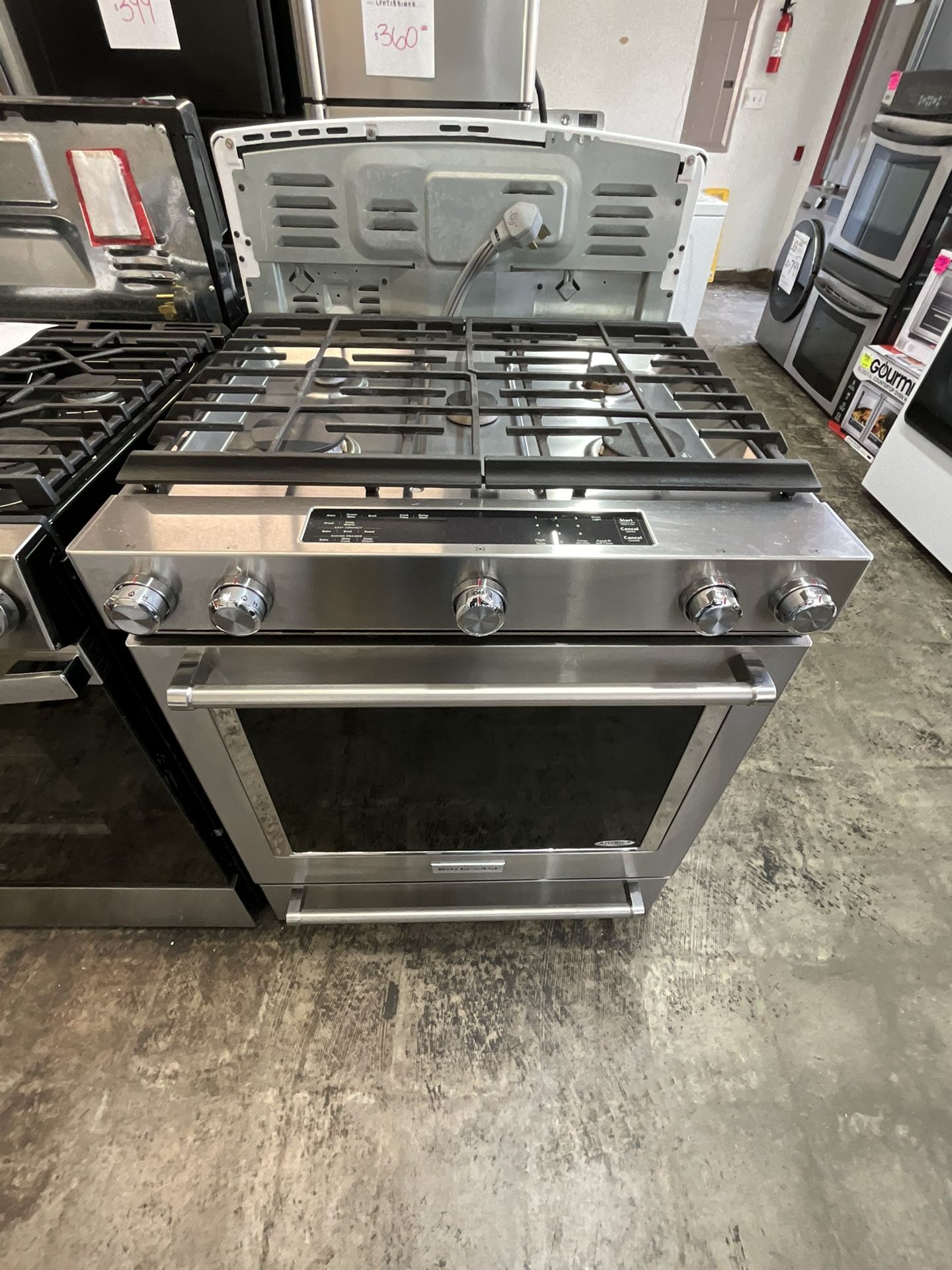 KitchenAid Dual Fuel Slide In Stove