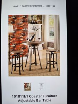 Adjustable 5 piece Bar Table by  Coaster Furniture