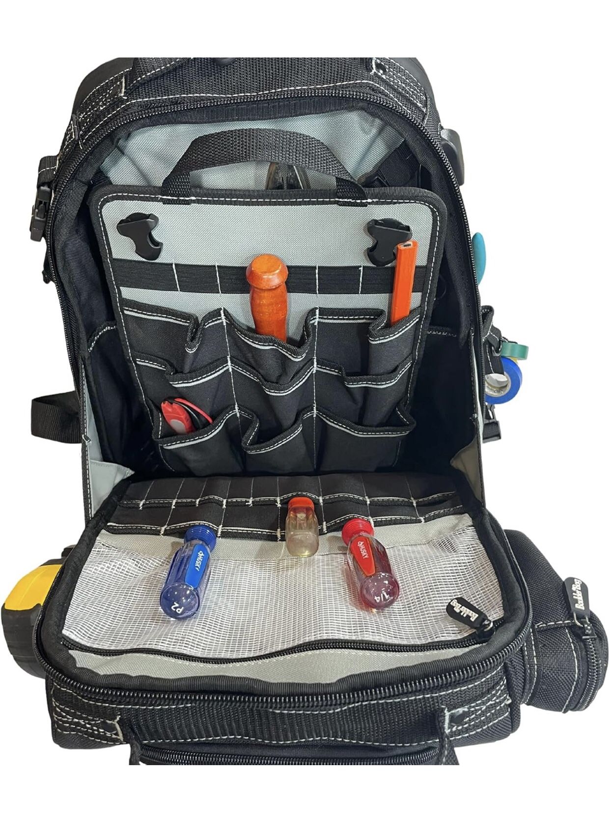 Boulder Bag Tool Bag, Waterproof Base, Heavy Duty, Electrician Construction-New with Tags