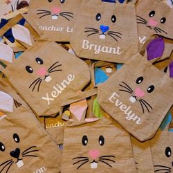 Personalized Easter Bags