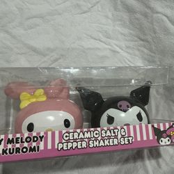 Melody And Kuromi Salt And Pepper Shakers