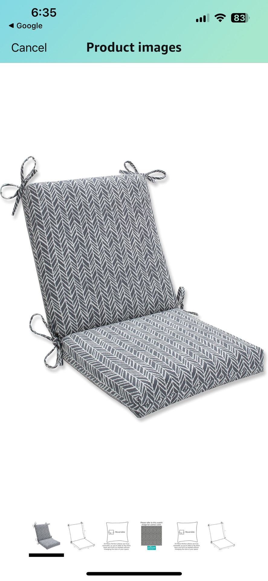 Pillow Perfect Indoor/Outdoor Seat Cushion