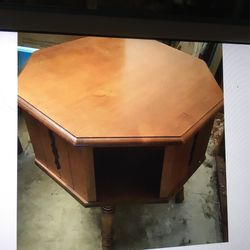 REDUCED  — Side Table With Shelf
