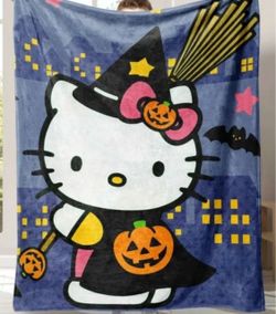 Hello Kitty Witch Blanket