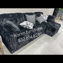 FLUFFY SECTIONAL 120” WIDE 