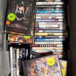 Bin Full Of DVDs $30.00  •  Various Titles