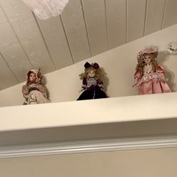 Vintage Porcelain Dolls