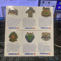 Set Of Dodger Pins 