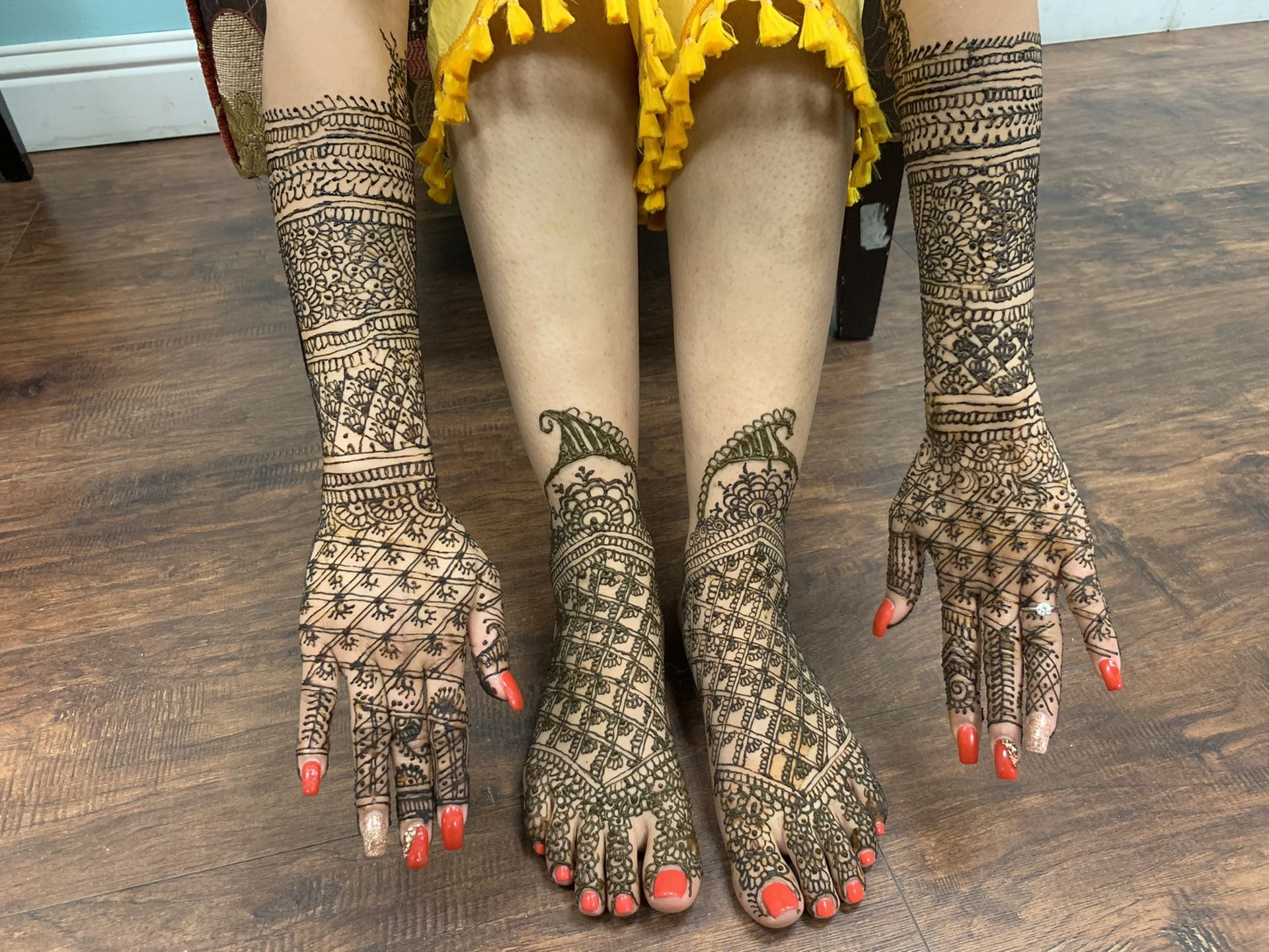 Bridal henna