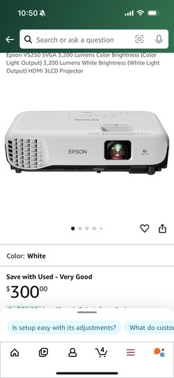 Epson VS250 Projector 