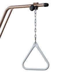 Medline Standard Trapeze Triangle Handle Assembly with Triangle, Chain, and Clamp, 250 lb Weight Capacity