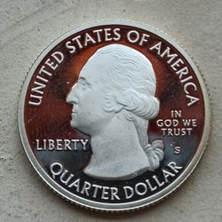 2020 S American Samoa National Park 99.9% Silver Bat Quarter ATB Gem Proof DCam