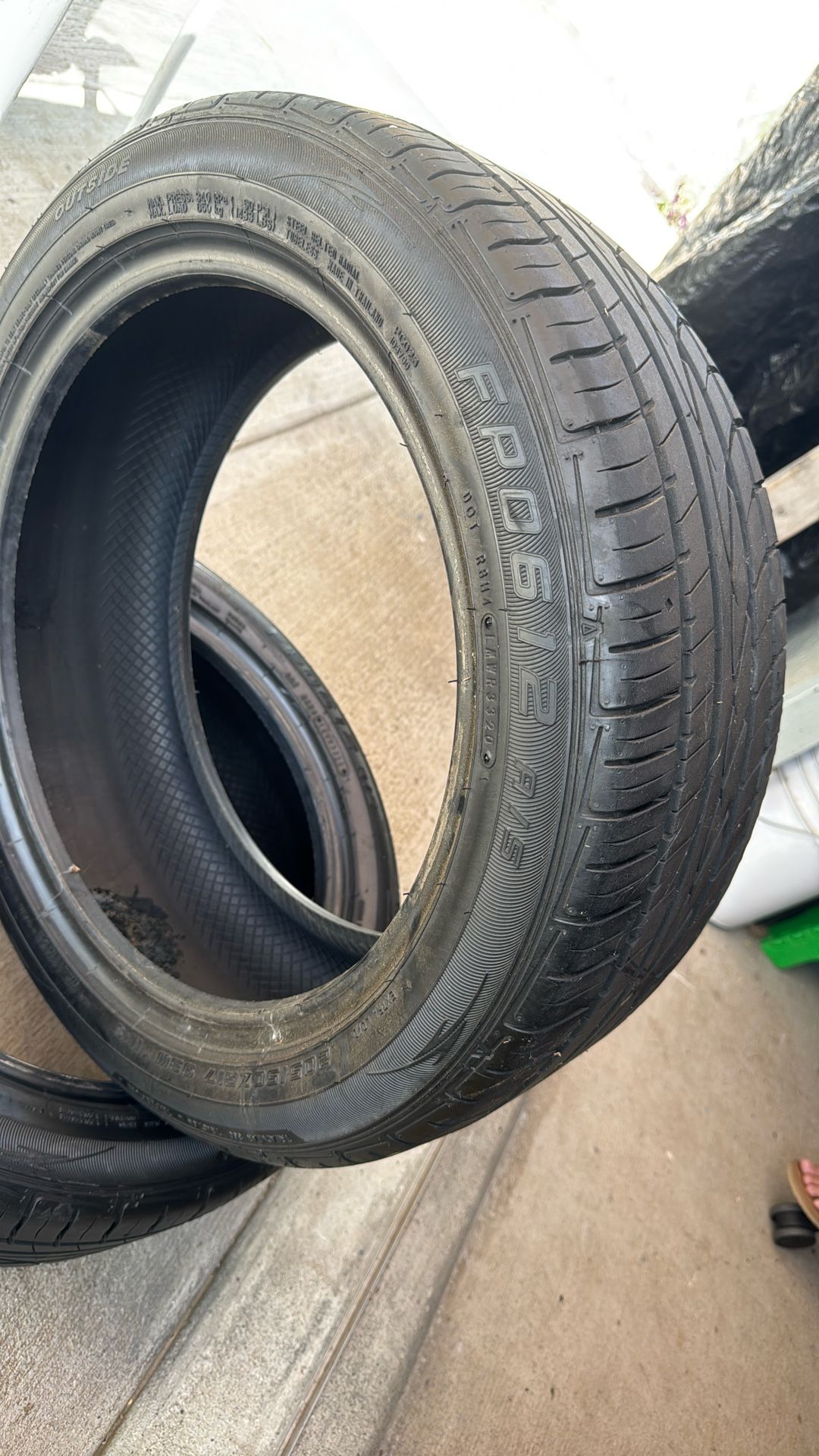 Physical Tires Lightly Used 205/50zR17