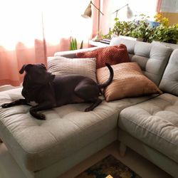IKEA MORABO Sofa With Chaise Lounge