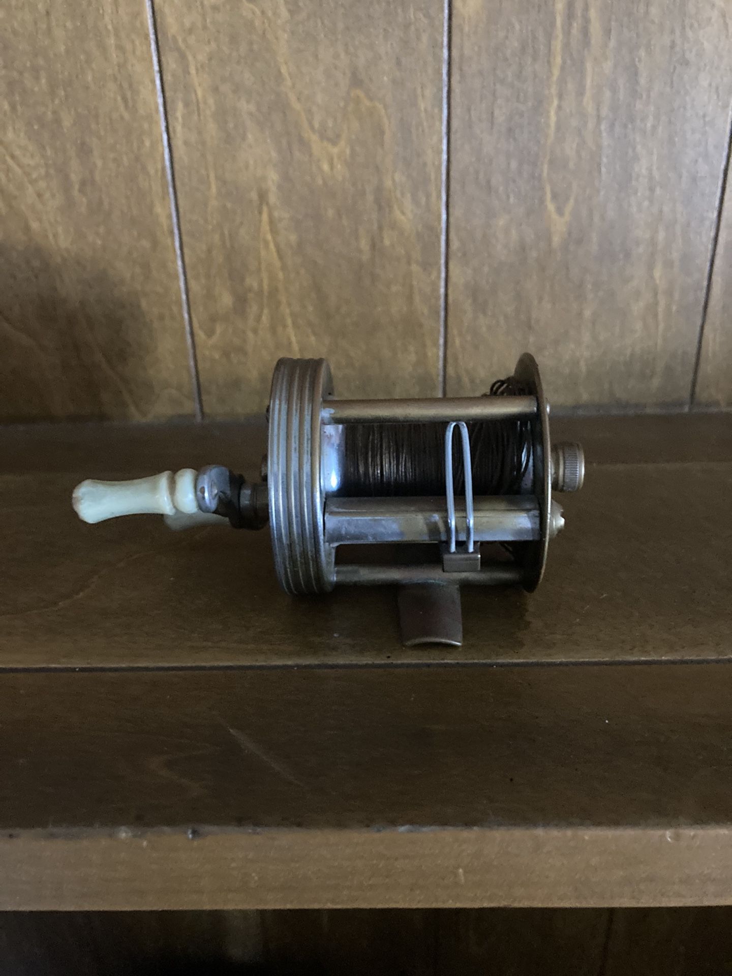 Antique fishing reel