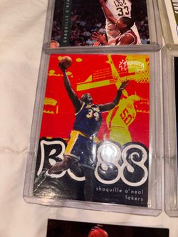 Lot of 19 Shaquille o Neal rookie rare inserts thunder boss
