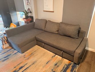 Gray Sectional Sofa with Storage Chaise