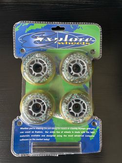 Explore Wheels Escalade Inline Skate Wheels 4-Pack