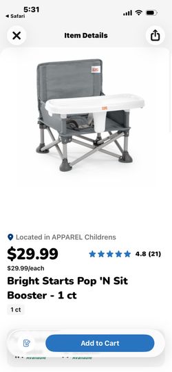 Portable high chair