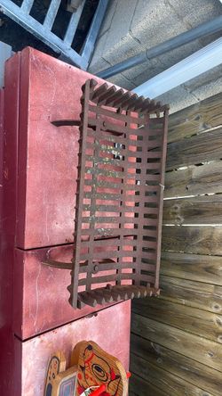 Vintage Cast Iron fireplace insert
