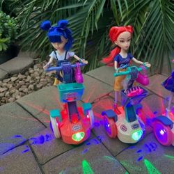 K-pop  Scooter With Doll And Music 🎶 