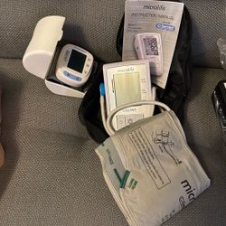 Blood Pressure, Monitors, Wrist, And Arm, Electronic