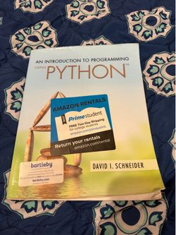 An Intro to Programming using Python Textbook