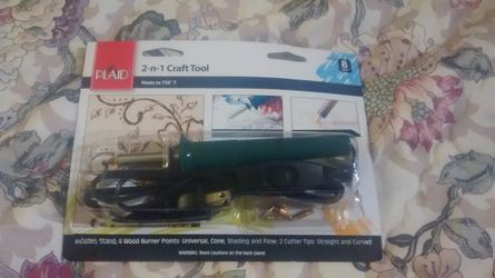 New never opened Electric Wood Burning Craft Tool Pen and kit is new never used