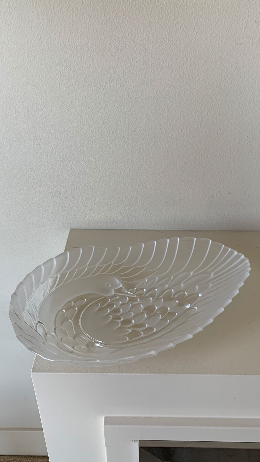 Swan Crystal Platter 🦢